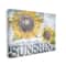 Stupell Industries You Are My Sunshine Sunflower Canvas Wall Art